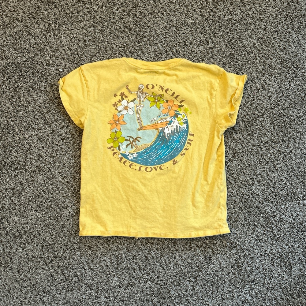 small o'neill crop top baby tee
